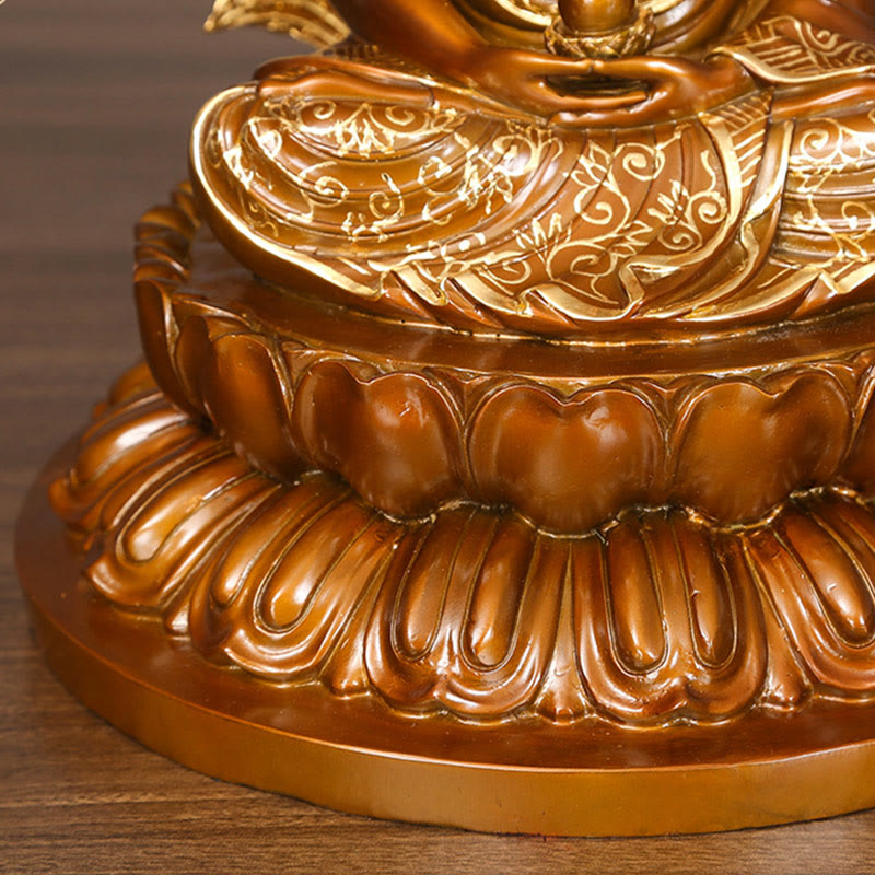Buddha Stones Sakyamuni Amitabha Medizin Buddha Figur Ruhe Kupferstatue Heim Offerierung Dekoration - image 11