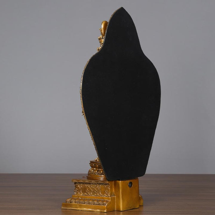 Buddha Stones handgefertigte tausendarmige Avalokitesvara Kwan Yin Reichtum Messing Kupfer Statue Dekoration - image 4