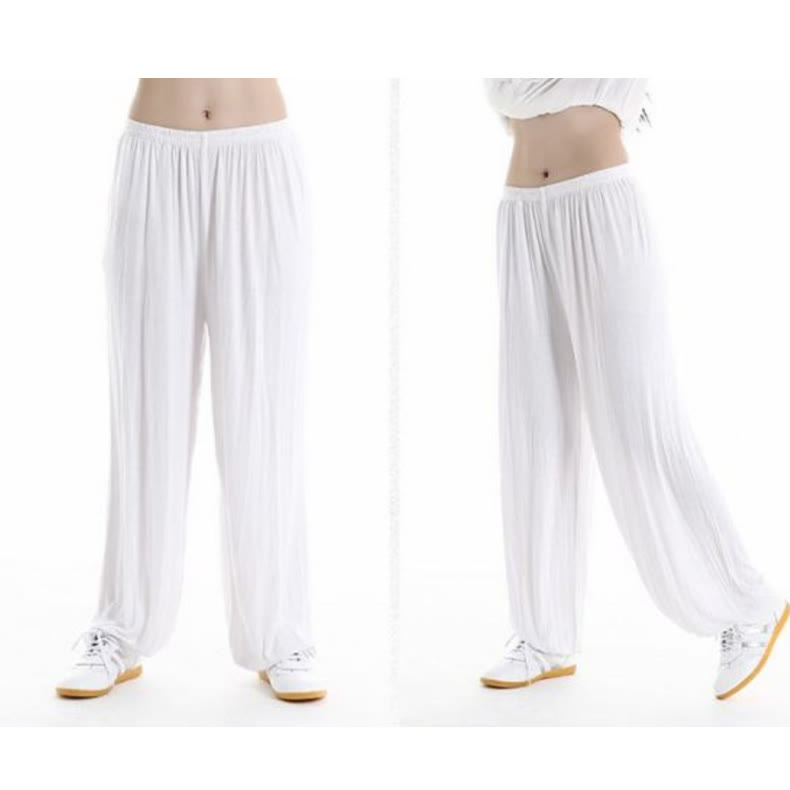 Buddha Stones Sommerhose mit elastischem Bund für Tai Chi und Qigong Übungen aus Modal für Unisex - image 11