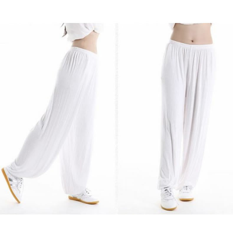 Buddha Stones Sommerhose mit elastischem Bund für Tai Chi und Qigong Übungen aus Modal für Unisex - image 12