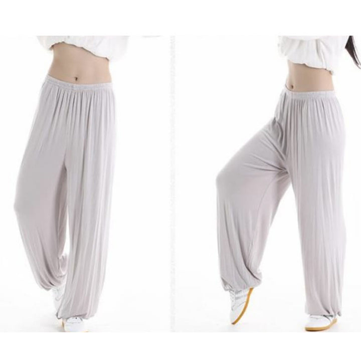 Buddha Stones Sommerhose mit elastischem Bund für Tai Chi und Qigong Übungen aus Modal für Unisex - image 34