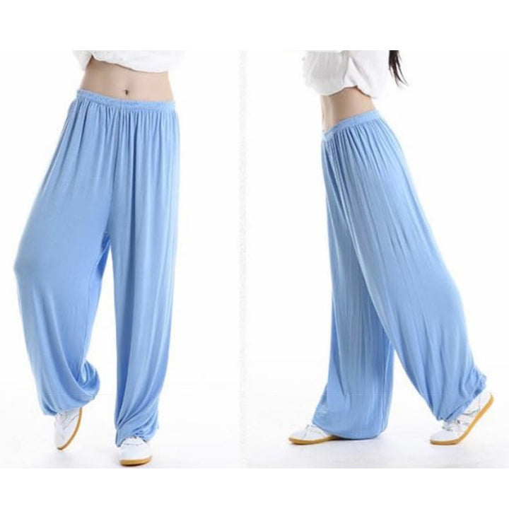 Buddha Stones Sommerhose mit elastischem Bund für Tai Chi und Qigong Übungen aus Modal für Unisex - image 25