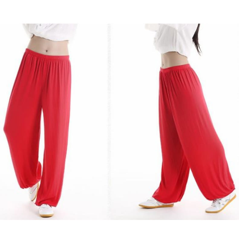 Buddha Stones Sommerhose mit elastischem Bund für Tai Chi und Qigong Übungen aus Modal für Unisex - image 17
