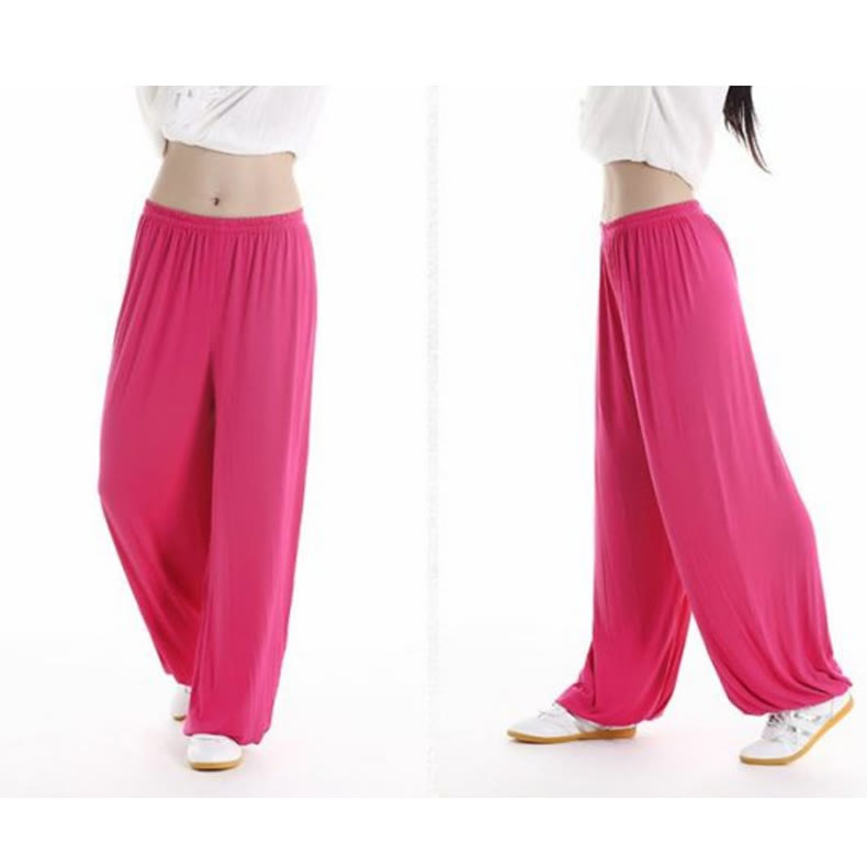 Buddha Stones Sommerhose mit elastischem Bund für Tai Chi und Qigong Übungen aus Modal für Unisex - image 30