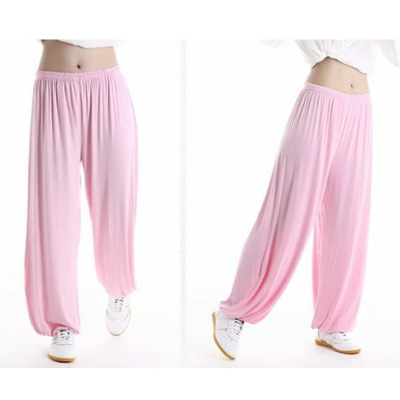 Buddha Stones Sommerhose mit elastischem Bund für Tai Chi und Qigong Übungen aus Modal für Unisex - image 14