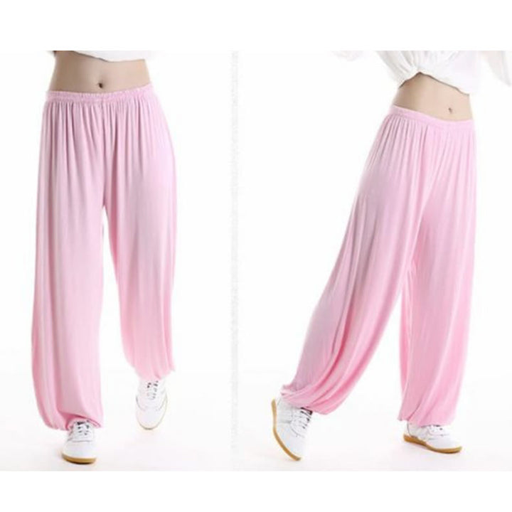 Buddha Stones Sommerhose mit elastischem Bund für Tai Chi und Qigong Übungen aus Modal für Unisex - image 14