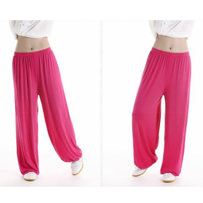 Buddha Stones Sommerhose mit elastischem Bund für Tai Chi und Qigong Übungen aus Modal für Unisex - image 31