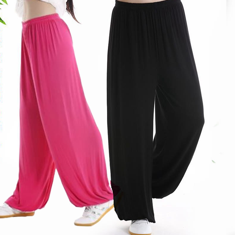 Buddha Stones Sommerhose mit elastischem Bund für Tai Chi und Qigong Übungen aus Modal für Unisex - image 32