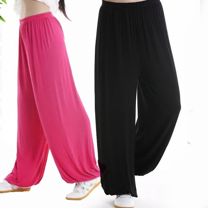 Buddha Stones Sommerhose mit elastischem Bund für Tai Chi und Qigong Übungen aus Modal für Unisex - image 32