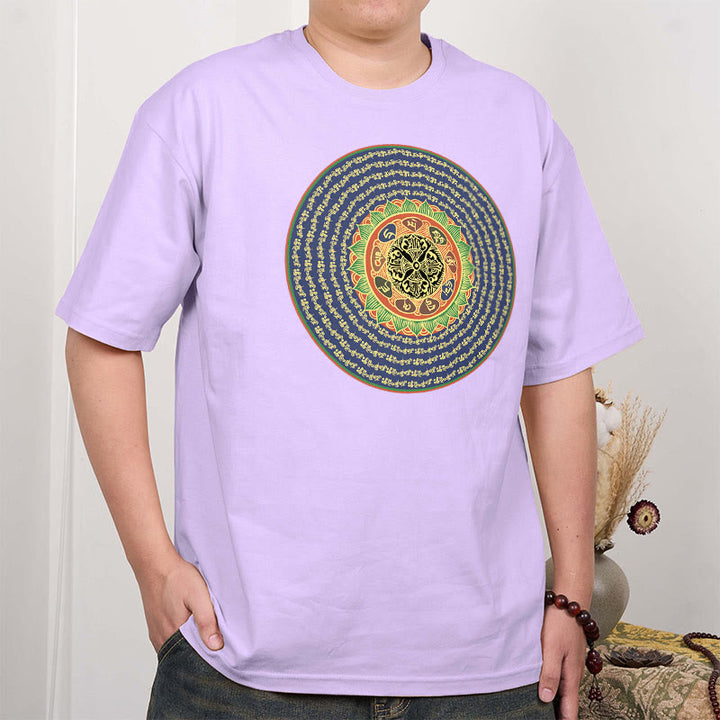 Buddha Stones 108 Om Mani Padme Hum Mantra Sanskrit T-Shirt