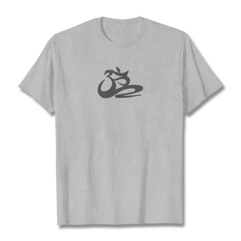 Buddha Stones ​​OM T-Shirt - Hellgrau - 2XL - image 20