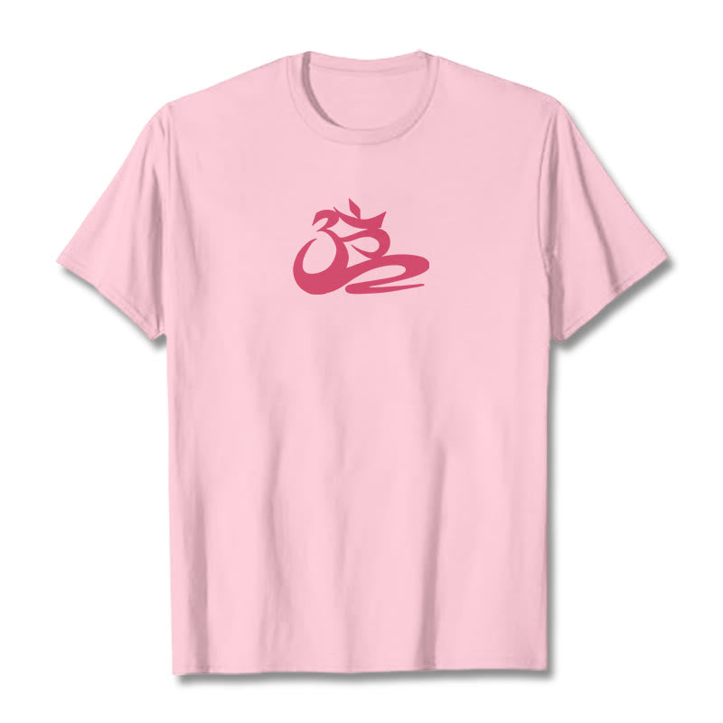 Buddha Stones ​​OM T-Shirt - Hellrosa - 2XL - image 14