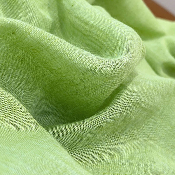 Buddha Stones Sommerhose aus Leinen in Unifarbe mit Kordelzug und Taschen - image 25