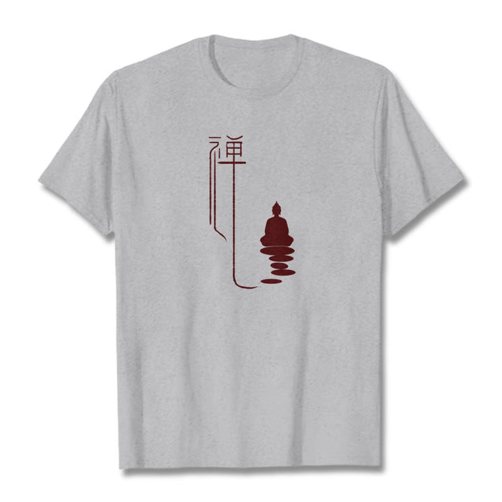 Buddha Stones ​​Zen Buddha T-Shirt - Hellgrau - 2XL - image 18