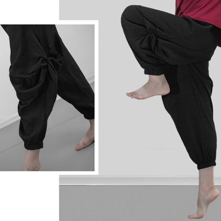 Buddha Stones - Einfarbige, atmungsaktive Modalhose für Tanz und Yoga - image 22