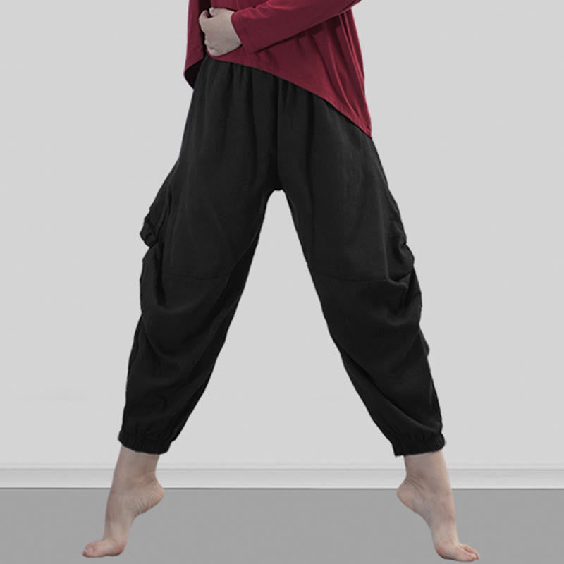 Buddha Stones - Einfarbige, atmungsaktive Modalhose für Tanz und Yoga - image 21