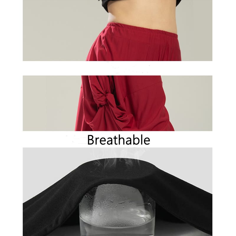 Buddha Stones - Einfarbige, atmungsaktive Modalhose für Tanz und Yoga - image 6