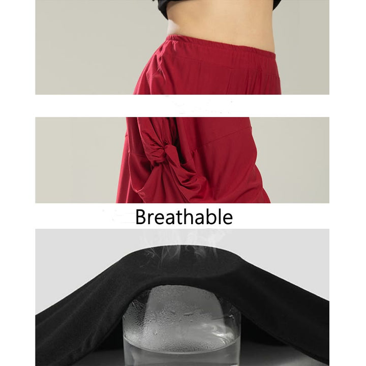 Buddha Stones - Einfarbige, atmungsaktive Modalhose für Tanz und Yoga - image 6