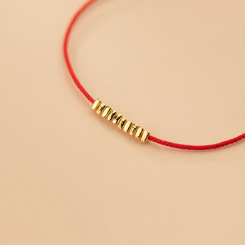 Buddha Stones , handgefertigt, 925er Sterlingsilber, kleine Stücke, Schutz, geflochtenes, ultradünnes Seilarmband - image 5