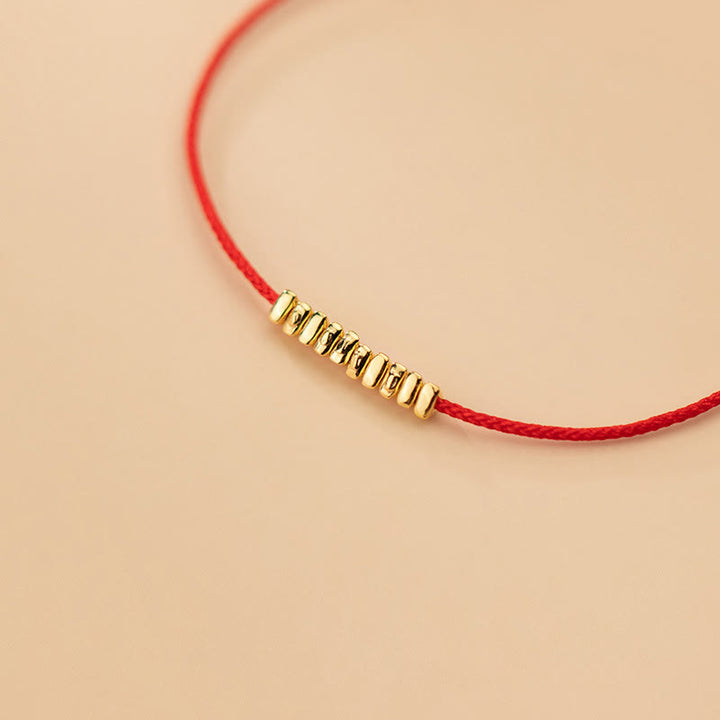 Buddha Stones , handgefertigt, 925er Sterlingsilber, kleine Stücke, Schutz, geflochtenes, ultradünnes Seilarmband - image 5