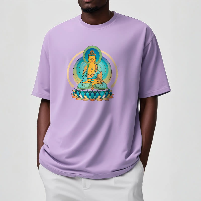 Buddha Stones Lotus Buddha T-Shirt