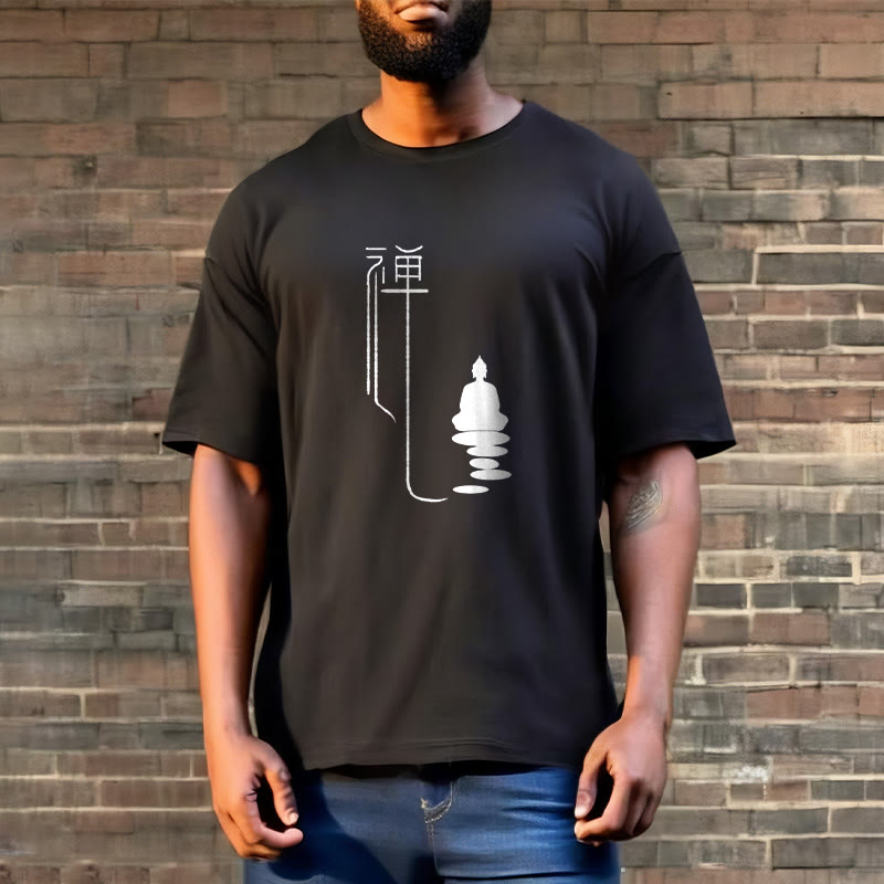 Buddha Stones ​​Zen Buddha T-Shirt - image 6