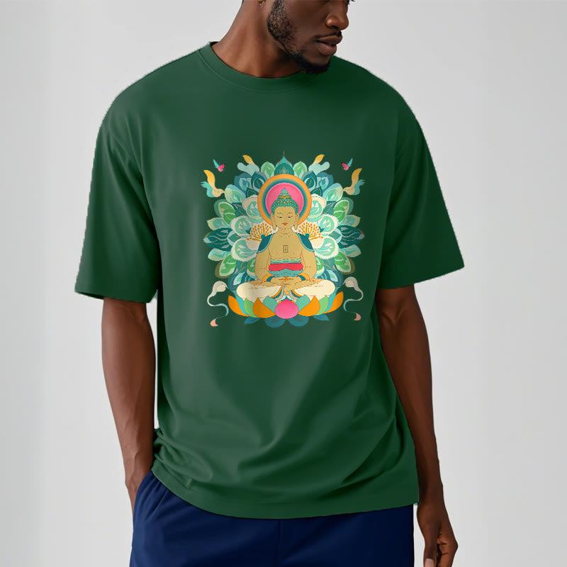 Buddha Stones Schmetterling Lotus Buddha-inspiriertes T-Shirt - image 11