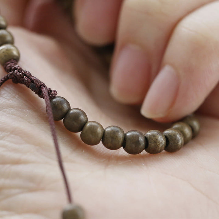 Buddha Stones, Kupfer, Messing-Perlen, Gleichgewicht, Reichtum, einfaches Armband