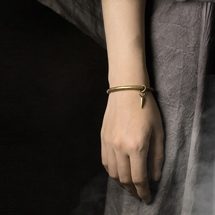 Buddha Stones ​​Kupfer Messing Balance Reichtum Einfaches Armband - image 9
