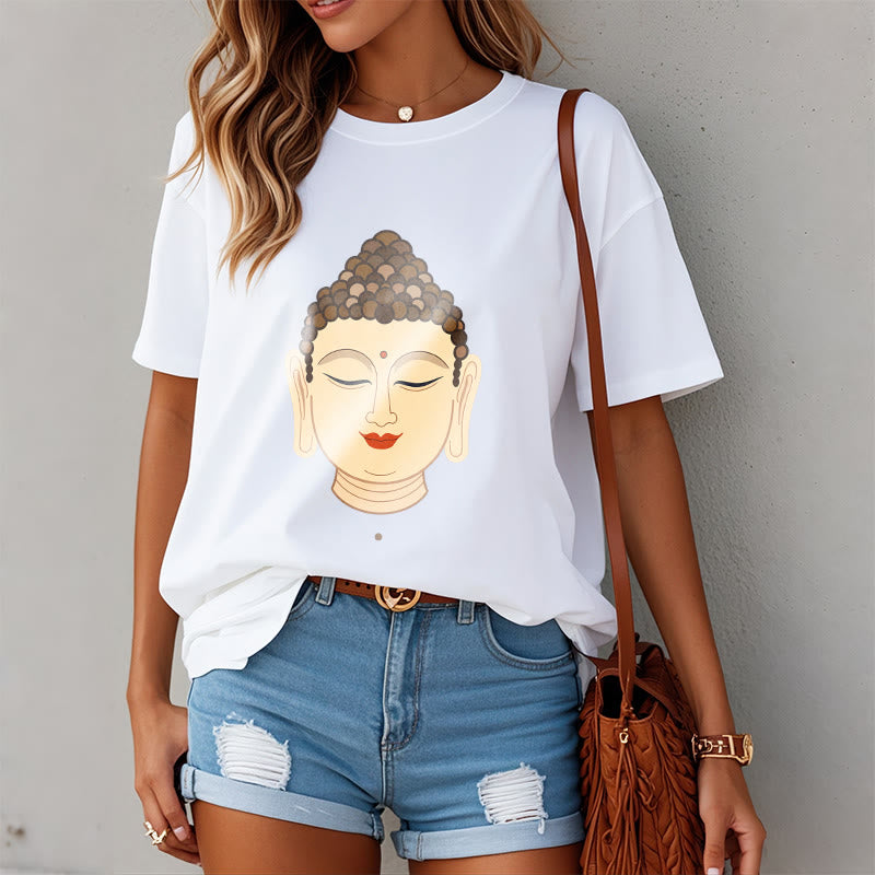 Buddha Stones Meditation Buddha Tee T-Shirt - image 4
