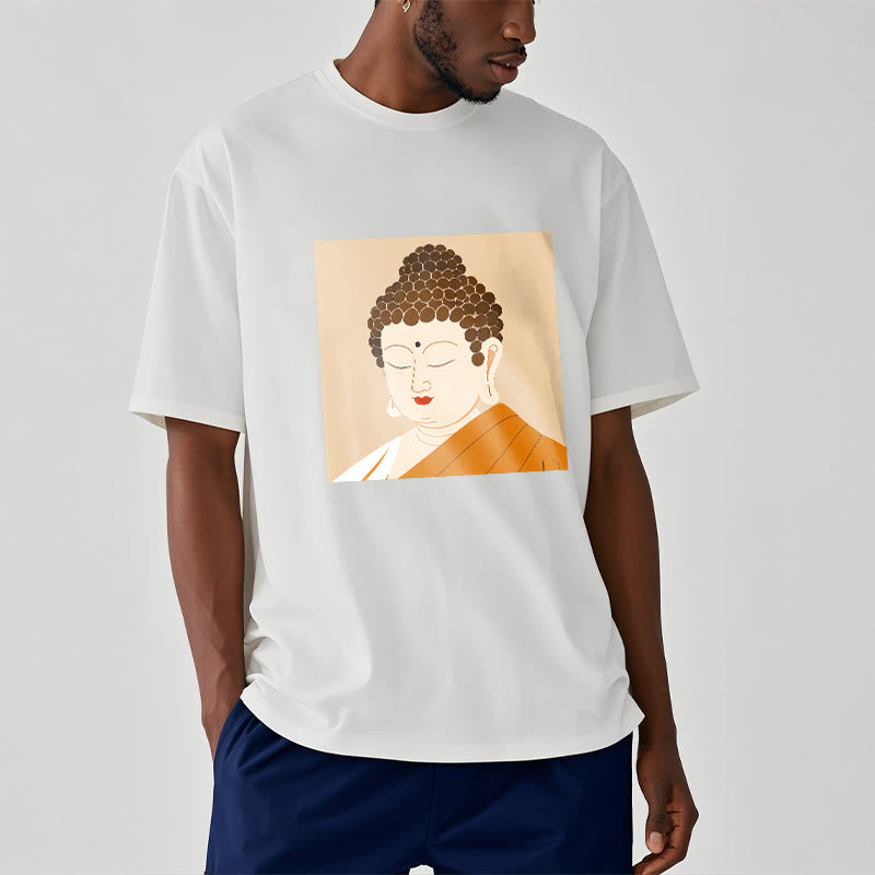 Buddha Stones Augen schließen und entspannen Buddha T-Shirt - image 2