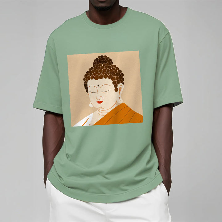 Buddha Stones Augen schließen und entspannen Buddha T-Shirt - image 15