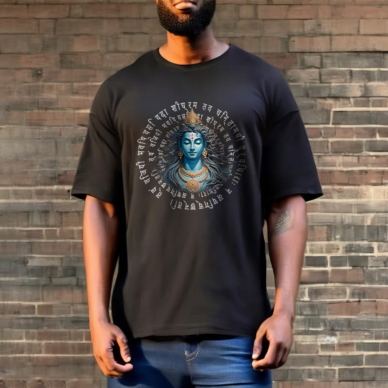 Buddha Stones Sanskrit „Du hast gewonnen, wenn du lernst“ T-Shirt - image 2