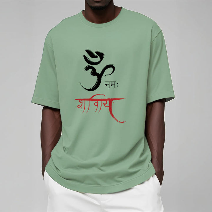 Buddha Stones OM NAMAH SHIVAYA Mantra Sanskrit T-Shirt - image 18