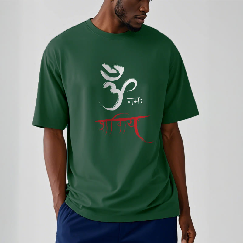 Buddha Stones OM NAMAH SHIVAYA Mantra Sanskrit T-Shirt - image 12