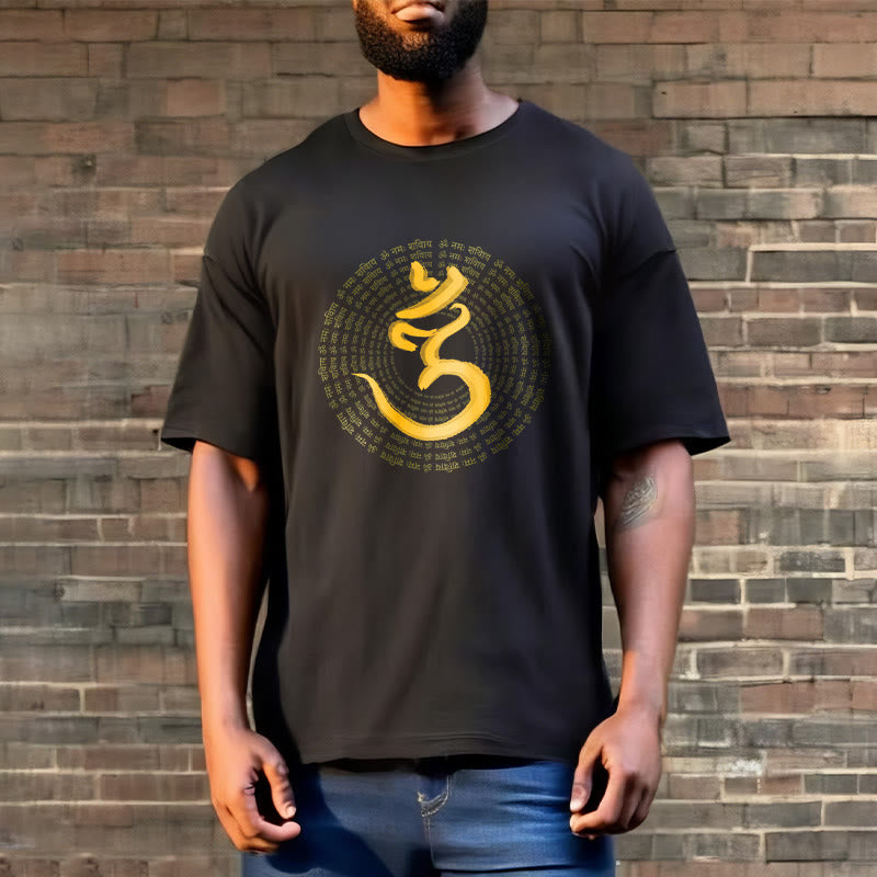 Buddha Stones 108 OM NAMAH SHIVAYA Mantra Sanskrit T-Shirt - image 5