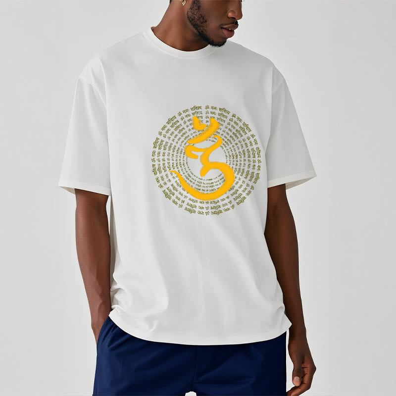 Buddha Stones 108 OM NAMAH SHIVAYA Mantra Sanskrit T-Shirt - image 8