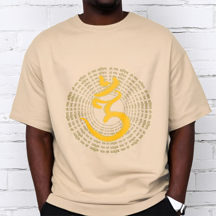 Buddha Stones 108 OM NAMAH SHIVAYA Mantra Sanskrit T-Shirt - image 11