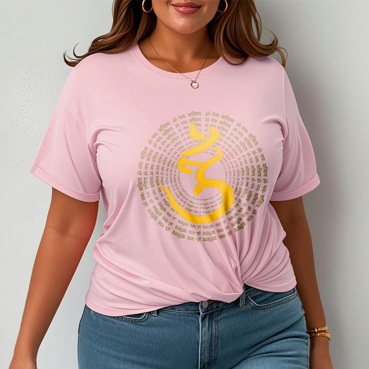 Buddha Stones 108 OM NAMAH SHIVAYA Mantra Sanskrit T-Shirt - image 13