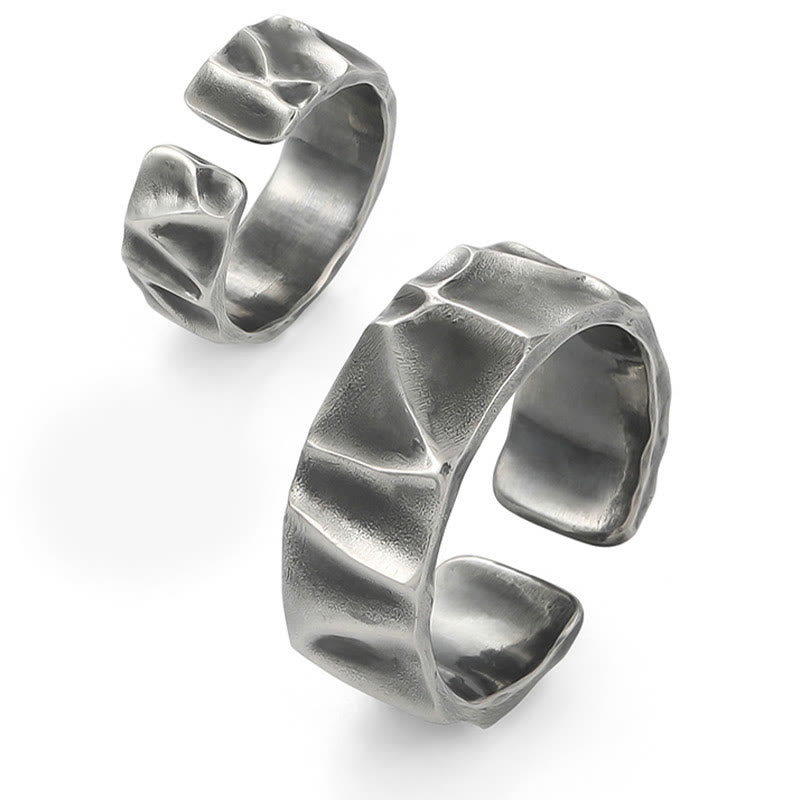 Verstellbarer Schutzring aus 999er Sterlingsilber von Buddha Stones - image 11