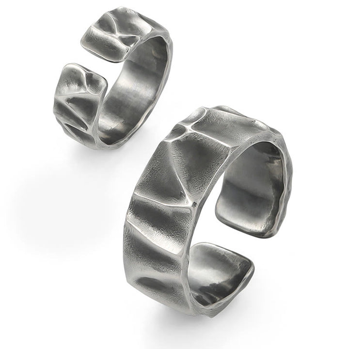 Verstellbarer Schutzring aus 999er Sterlingsilber von Buddha Stones - image 11