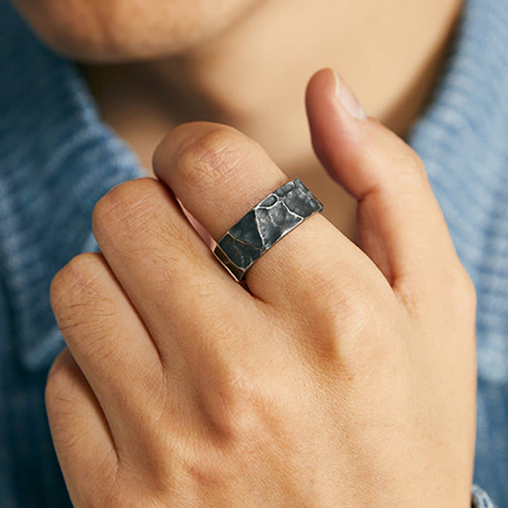 Verstellbarer Schutzring aus 999er Sterlingsilber von Buddha Stones - image 7