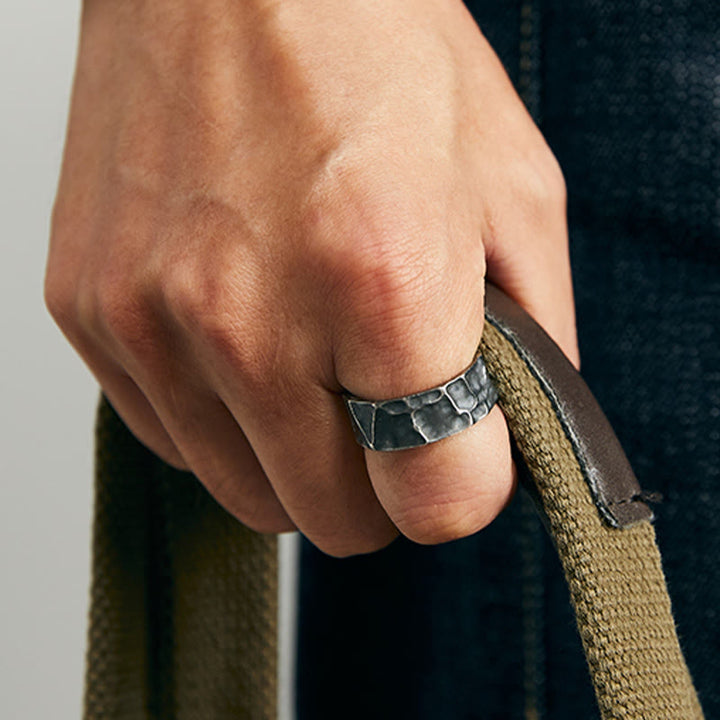 Verstellbarer Schutzring aus 999er Sterlingsilber von Buddha Stones - image 4