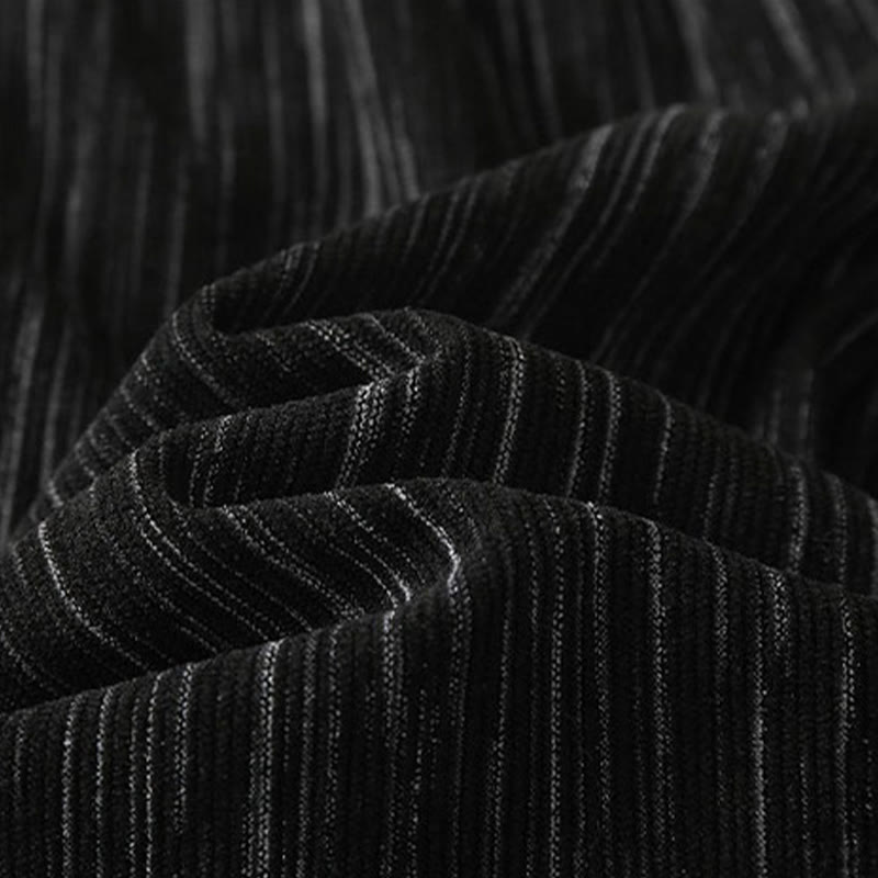 Buddha Stones PLUS SIZE Sommerhose mit einfarbigem Design und Kordelzug für Herren mit geradem Bein und Taschen - image 10