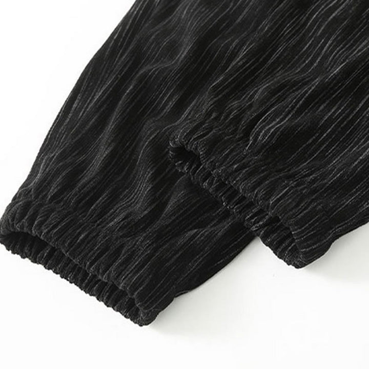 Buddha Stones PLUS SIZE Sommerhose mit einfarbigem Design und Kordelzug für Herren mit geradem Bein und Taschen - image 9