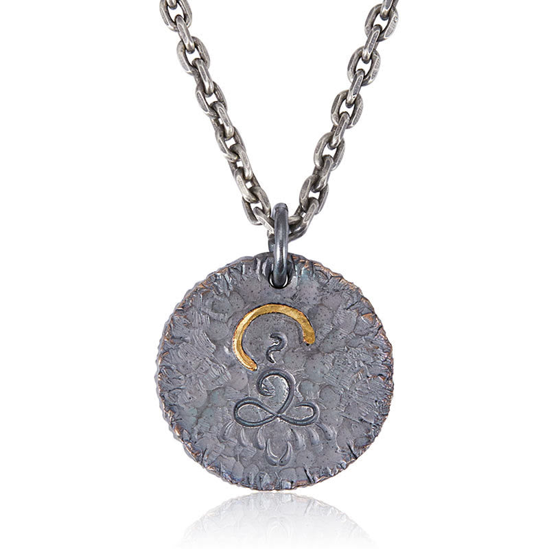 Buddha Stones ​​999 Sterling Silber 999 Gold 925 Sterling Silber Buddha Statue Lotus Halskette Anhänger - image 6
