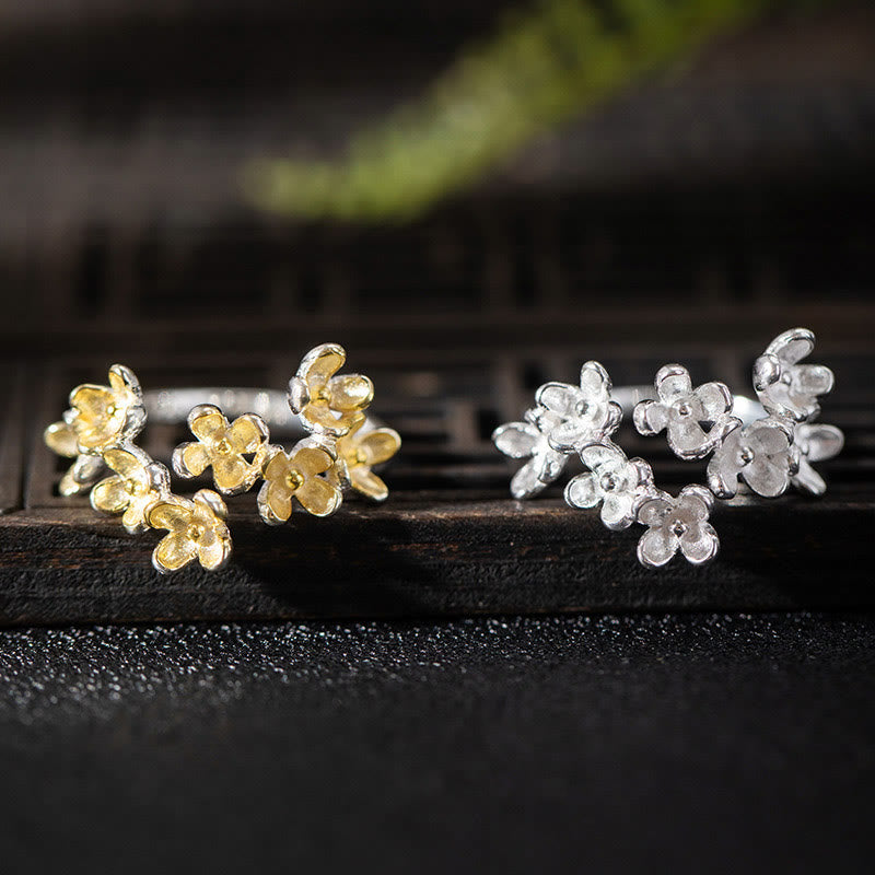 Ring „Osmanthus Fragrans“ von Buddha Stones aus 925er Sterlingsilber - image 1