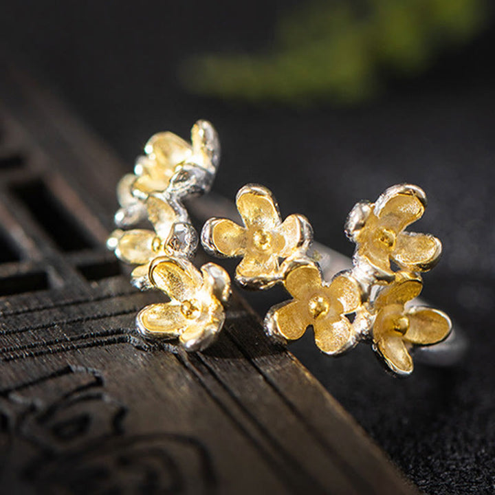 Ring „Osmanthus Fragrans“ von Buddha Stones aus 925er Sterlingsilber - image 8