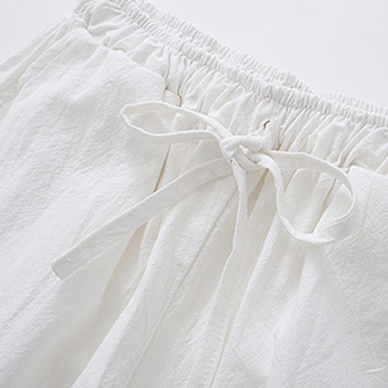 Buddha Stones Meditation Frosch-Knopf Tang Langarmhemd Hose Herrenanzug - image 9