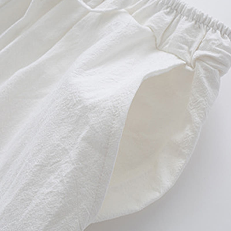 Buddha Stones Meditation Frosch-Knopf Tang Langarmhemd Hose Herrenanzug - image 10